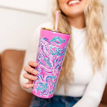 Load image into Gallery viewer, Lilly Pulitzer by Lifeguard Press - Tumbler with Straw, Don&#39;t Be Jelly