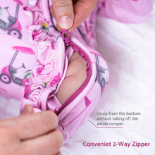 Load image into Gallery viewer, Little Miss Birdie Baby Girl Bamboo Pajamas