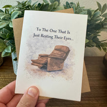 Load image into Gallery viewer, North Star Charm - Funny Birthday or Father's Day Card - Just Resting Eyes