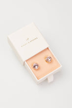Load image into Gallery viewer, Violet &amp; Brooks - Casey Round Crystal Post Earrings