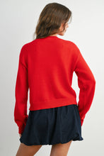 Load image into Gallery viewer, BUTTERMELON - Long Sleeve Buttoned Cropped Cardigan - BMC7906