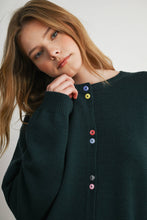 Load image into Gallery viewer, BUTTERMELON - Long Sleeve Buttoned Cropped Cardigan - BMC7906