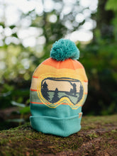Load image into Gallery viewer, Northern Icons Creations INC - Snowboard Knit Beanie with Goggles Design Winter Hat for Skiing Snow Sports