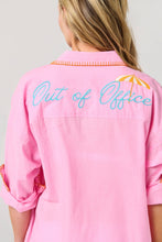 Load image into Gallery viewer, Shiraleah - "VACAY/OUT OF OFFICE" COVER-UP SHIRT