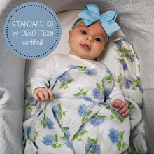 Load image into Gallery viewer, You Had Me At Hydrangea Baby Swaddle Blanket