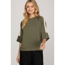 Load image into Gallery viewer, STYLE USA - SCUBA KNIT TOP