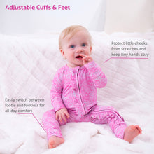 Load image into Gallery viewer, Lovely in Lace Baby Girl Bamboo Pajamas