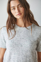 Load image into Gallery viewer, By Together - W2593 | Knit Sweater Polyester Nylon Round Neck Short Sleeve
