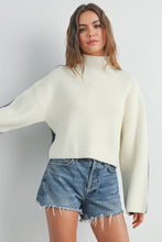 Load image into Gallery viewer, Two-Toned Turtleneck Sweater