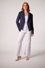 Load image into Gallery viewer, Kasey Nautical Hooded Blazer- Navy