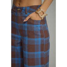 Load image into Gallery viewer, STYLE USA - NEW Plaid wide leg pants