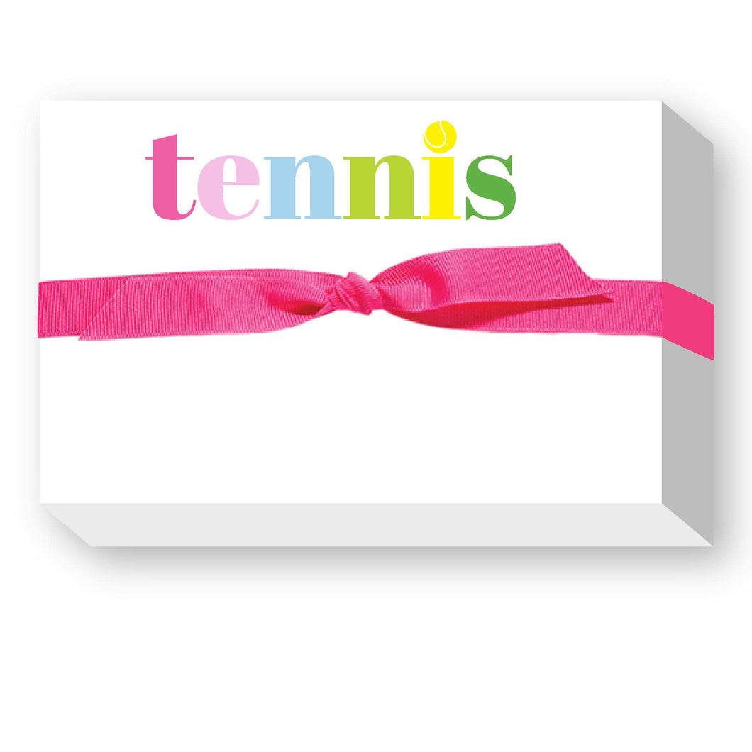 Donovan Designs - TENNIS BIG & BOLD NOTEPAD