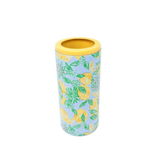 Load image into Gallery viewer, Lilly Pulitzer - Skinny Can Holder, Make Lemonade