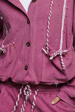 Load image into Gallery viewer, Vintage Washing Solid Laser Cut Thermal Knit Hoodies Top