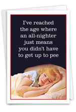 Load image into Gallery viewer, NobleWorks - Funny Birthday Greeting Card - All-Nighter