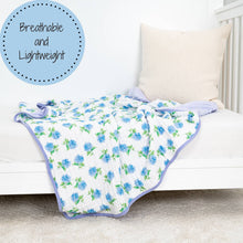 Load image into Gallery viewer, You Had Me At Hydrangea Baby Toddler Muslin Quilt