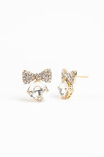 Load image into Gallery viewer, Violet &amp; Brooks - Bow Tie Crystal Post Earrings