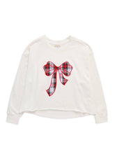Load image into Gallery viewer, Tartan Bow Sweatshirt