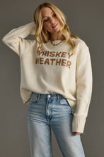 Load image into Gallery viewer, Ivory Whiskey Weather Sweater