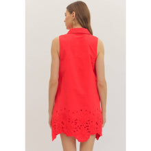 Load image into Gallery viewer, Solid sleeveless mini dress - Green