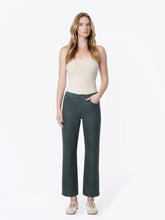 Load image into Gallery viewer, Vervet by Flying Monkey -High Rise Coated Crop Straight Jeans V3910DKS