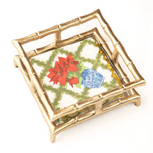 Load image into Gallery viewer, 8 Oak Lane - Poinsettia Garland Paper Beverage Napkins, 16-Pack