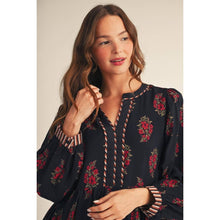 Load image into Gallery viewer, Floral Dress - Black