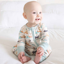 Load image into Gallery viewer, Paddle Pups Convertible Zip Romper