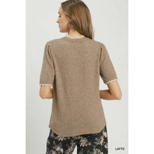 Load image into Gallery viewer, STYLE USA - NEW Puff Sleeve Knit Sweater Top