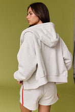 Load image into Gallery viewer, Sloane Stripe Detail Zip-Front Hoodie Set