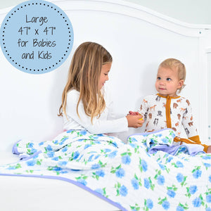 You Had Me At Hydrangea Baby Toddler Muslin Quilt