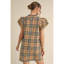 Load image into Gallery viewer, STYLE USA - Plaid check print dress