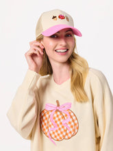 Load image into Gallery viewer, Gingham Pumpkin Sweatshirt