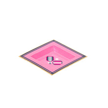 Load image into Gallery viewer, Jaye's Studio - Pickleballs Enameled Tori Trinket Tray - Pink &amp; Navy