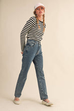 Load image into Gallery viewer, Striped Boatneck Sweater