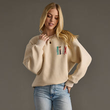 Load image into Gallery viewer, Panache Apparel Co. - Tan Apres Ski Club Sweatshirt