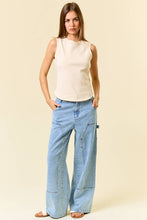 Load image into Gallery viewer, Cotton Ribbed Tank W/Round Hem