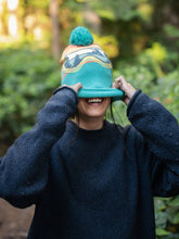 Load image into Gallery viewer, Northern Icons Creations INC - Snowboard Knit Beanie with Goggles Design Winter Hat for Skiing Snow Sports