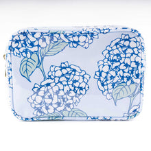 Load image into Gallery viewer, 8 Oak Lane - Hydrangea Stem Clear Coated Rectangular Cosmetic Case