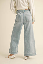 Load image into Gallery viewer, Washed Denim with Tie Front Pants