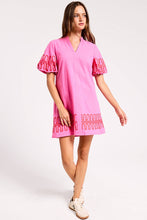 Load image into Gallery viewer, Loopy Trim Ruffle Dress