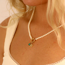 Load image into Gallery viewer, WJW - Pearl Charm Keeper Necklace