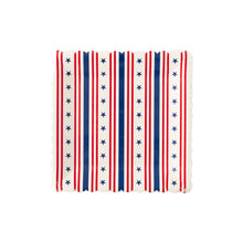 Load image into Gallery viewer, My Mind’s Eye - PLTS366E-MME - Stripe Square Scallop Paper Plate
