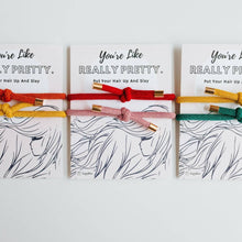 Load image into Gallery viewer, Tiny Gift Society - Really Pretty Double Elastic Hair Tie - Hair Accessory Card