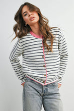 Load image into Gallery viewer, BUTTERMELON - Sailor Stripe Cardigan-BMC8385