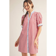 Load image into Gallery viewer, STYLE USA - NEW Stripe Shift Dress
