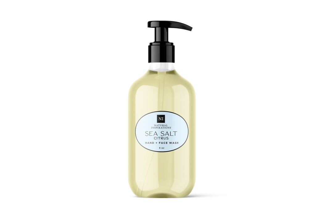 Natural Inspirations - Sea Salt Citrus Glass Hand + Face Wash