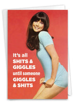 Load image into Gallery viewer, NobleWorks - Birthday Card - Sheets &amp; Giggles