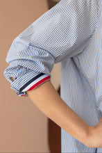Load image into Gallery viewer, Jasmine Cotton Pinstripe Shirt