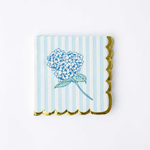 Load image into Gallery viewer, 8 Oak Lane - Hydrangea Stem Paper Beverage Napkin Packs